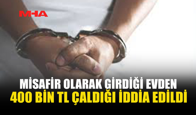 400 BİN TL BUHAR OLDU: ZANLI YAKALANDI