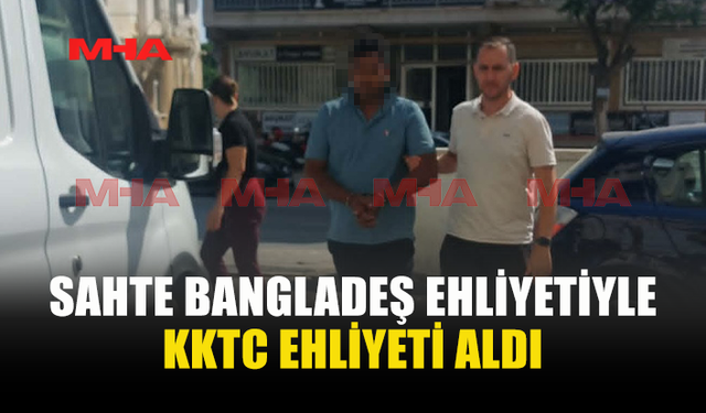 SAHTE EHLİYET ZİNCİRİ ÇÖKERTİLDİ