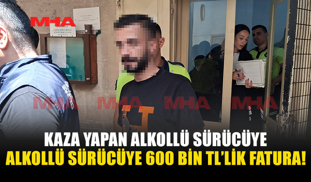 ELEKTRİK DİREĞİNE ÇARPAN ALKOLLÜ SÜRÜCÜ MAHKEMEYE ÇIKARILDI