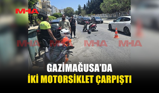 SALAMİS YOLUNDA KORKUTAN KAZA