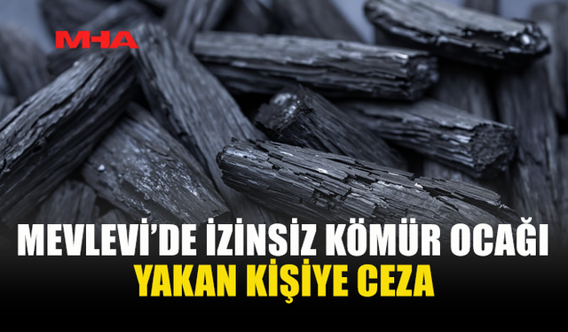 MEVLEVİ’DE KAÇAK KÖMÜR ÜRETİMİ ORTAYA ÇIKTI