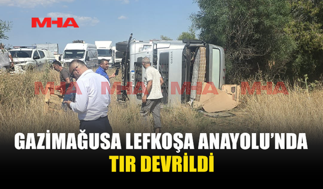 TURUNÇLU KAVŞAĞI YAKINLARINDA KAZA