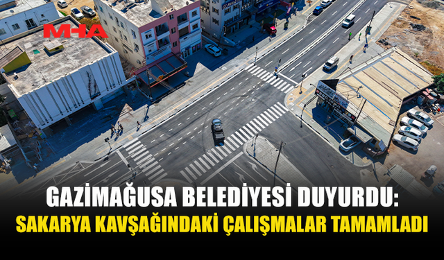 SAKARYA KAVŞAĞI’NDA ÇİZGİLENDİRME ÇALIŞMALARI BİTTİ