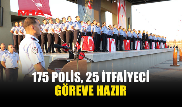 POLİS VE İTFAİYE TEMEL EĞİTİMİ YEMİN VE MEZUNİYET TÖRENİ YAPILDI