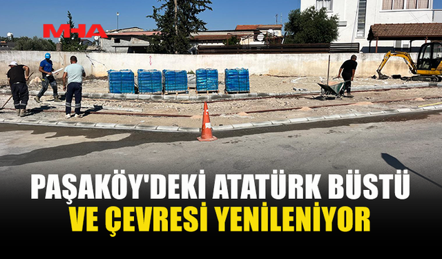 PAŞAKÖY’DE KAMU ALANI YENİLENİYOR