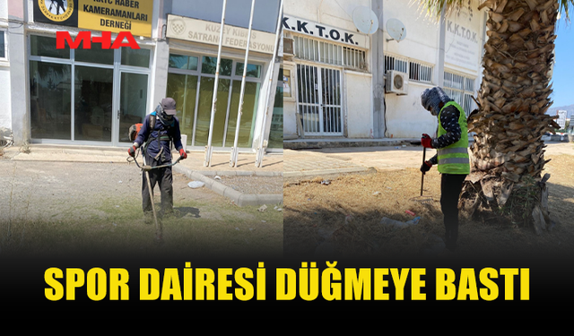 SPOR DAİRESİ'NDEN SPOR TESİSLERİNE BAKIM HAMLESİ