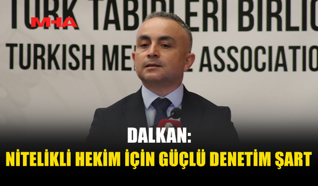 KTTB BAŞKANI CEYHUN DALKAN TTB KONGRESİ’NDE KONUŞTU