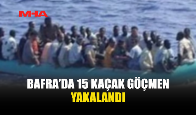 15 KİŞİ TEKNEYLE KAÇAK YOLDAN KKTC’YE GİRDİ