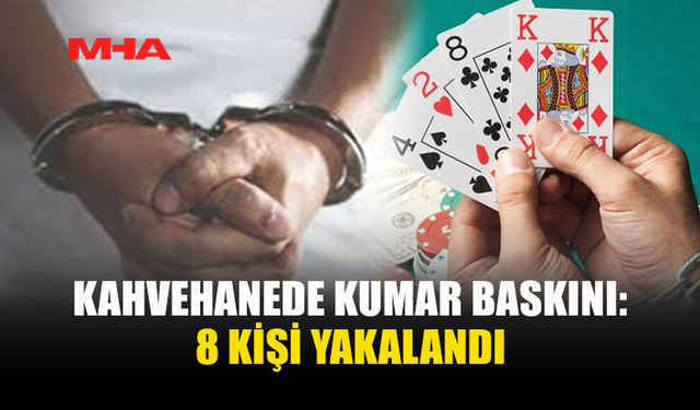 GAZİMAĞUSA’DA KAHVEHANEYE KUMAR OPERASYONU