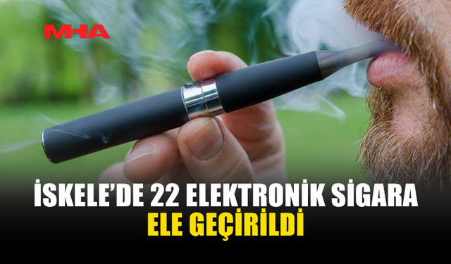 İSKELE'DE ŞÜPHELİ ARAÇTAN KAÇAK ELEKTRONİK SİGARALAR ÇIKTI