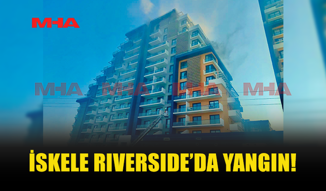 İSKELE'DE APART OTELDE YANGIN ÇIKTI!