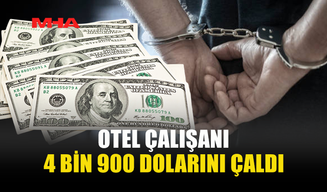 MÜŞTERİNİN ODASINA KARTLA GİRİP PARAYI ÇALDI