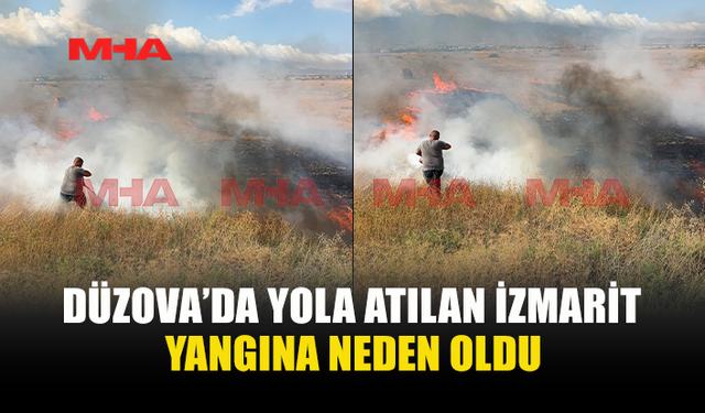 SÖNMEYEN İZMARİT YANGINA NEDEN OLDU