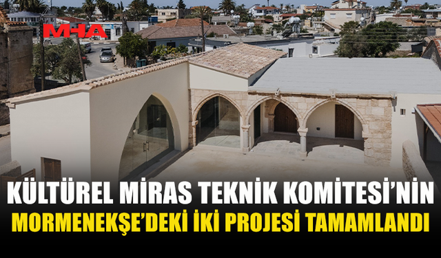 MORMENEKŞE'DE 2 TARİHİ YAPI YENİLENDİ