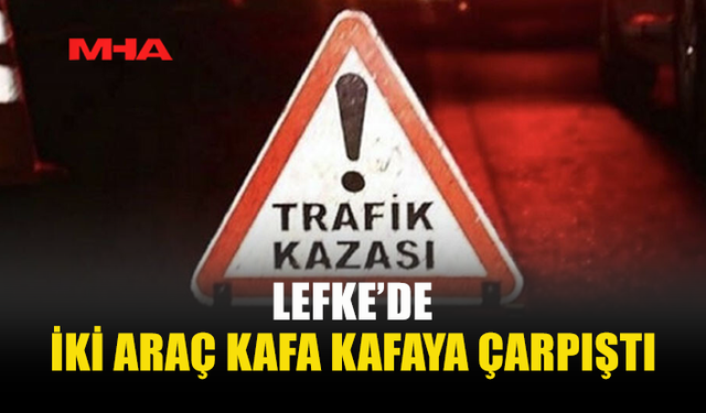 LEFKE'DE ALKOLLÜ SÜRÜCÜ KAZA YAPTI