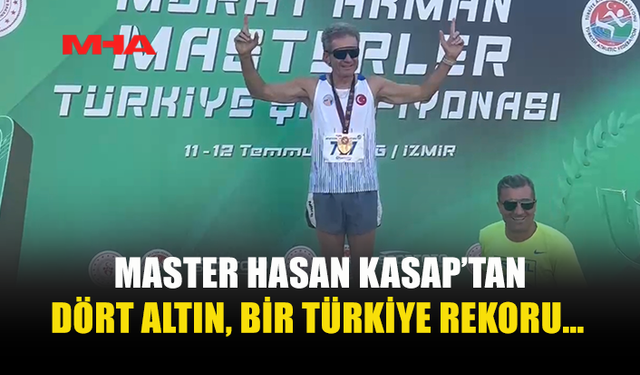 HASAN KASAP’TAN TARİHİ BAŞARI: TÜRKİYE REKORU KIRDI