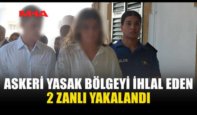 SINIRI İZİNSİZ GEÇTİLER, ÇIKIŞTA YAKALANDILAR
