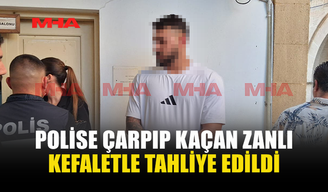 105 KİLOMETRE HIZLA POLİSE ÇARPTI, TUTUKSUZ YARGILANACAK