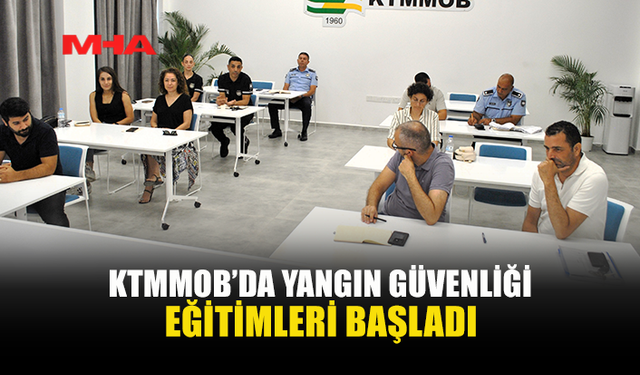 KTMMOB’DA YANGIN GÜVENLİĞİ MASAYA YATIRILIYOR