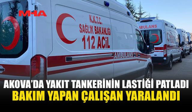 AKOVA'DA İŞ KAZASI: 1 KİŞİ YARALANDI