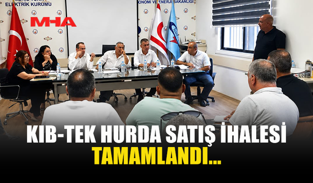 KIB-TEK’İN HURDA İHALESİNİ OMERYAN CONSTRUCTİON KAZANDI