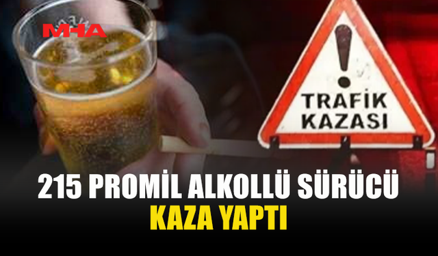 ALKOL ALIP MOTORSİKLETE BİNDİ‚ KAZA KAÇINILMAZ OLDU