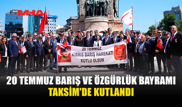 İSTANBUL’DA 20 TEMMUZ İÇİN TÖREN DÜZENLENDİ