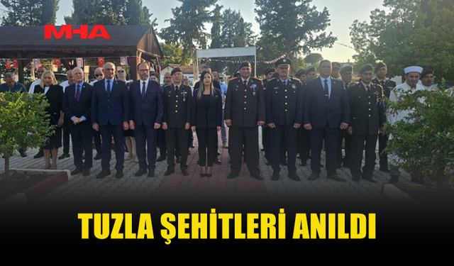 TUZLA ŞEHİTLERİ İÇİN TÖREN DÜZENLENDİ