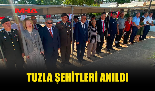 TUZLA ŞEHİTLERİ İÇİN ANMA TÖRENİ DÜZENLENDİ