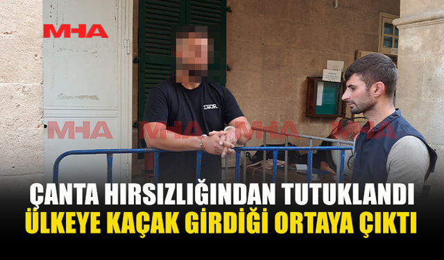 BAR HIRSIZLIĞINI KAMERA GÖRÜNTÜLERİ ELE VERDİ