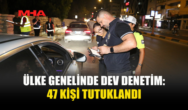 8 BİN 437 ARAÇ DENETLENDİ, 1.808 SÜRÜCÜ RAPOR EDİLDİ