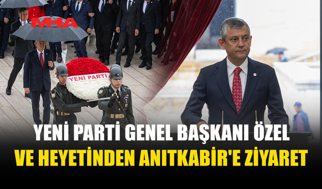YENİ PARTİ KURMAYLARIYLA ANITKABİR’DE