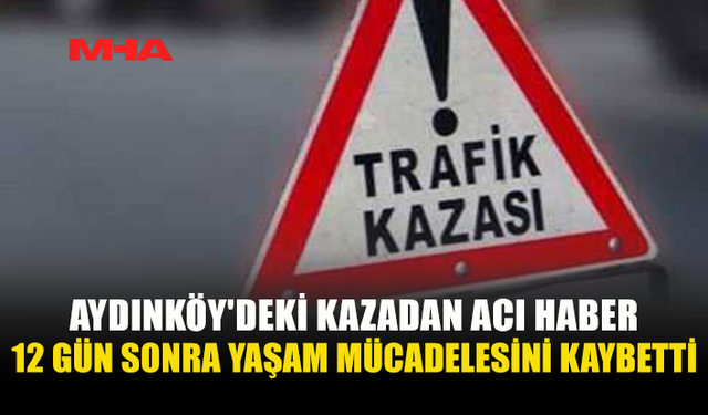 TRAFİK KAZASINDA YARALANAN 85 YAŞINDAKİ YAYA YAŞAMINI YİTİRDİ
