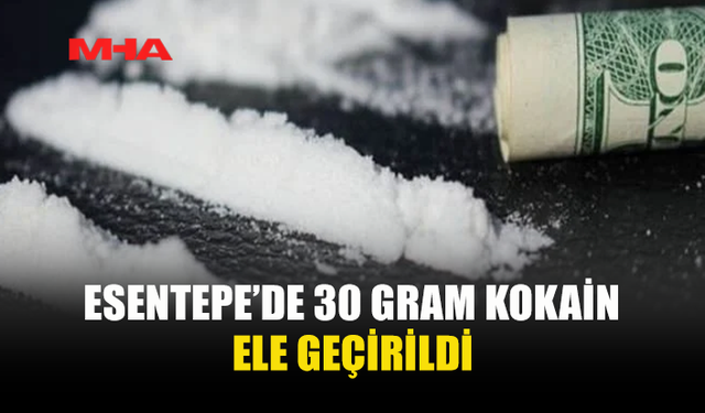 EV BASKININDA KOKAİN ELE GEÇİRİLDİ