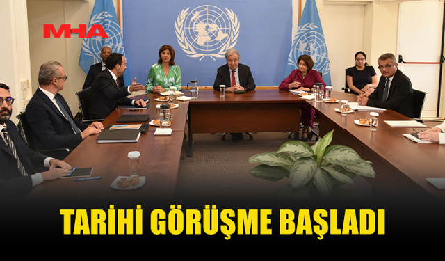 ARA BÖLGEDE ÜÇLÜ GÖRÜŞME BAŞLADI