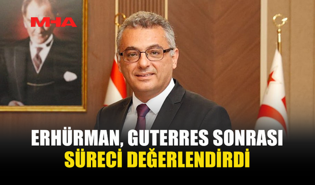ERHÜRMAN: “MÜZAKERE OLSUN DİYE DEĞİL, SONUÇ İÇİN MÜZAKERE İSTİYORUZ”
