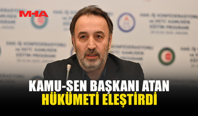 ATAN: “HALKIN DERDİ SEÇİM DEĞİL, GEÇİMDİR”
