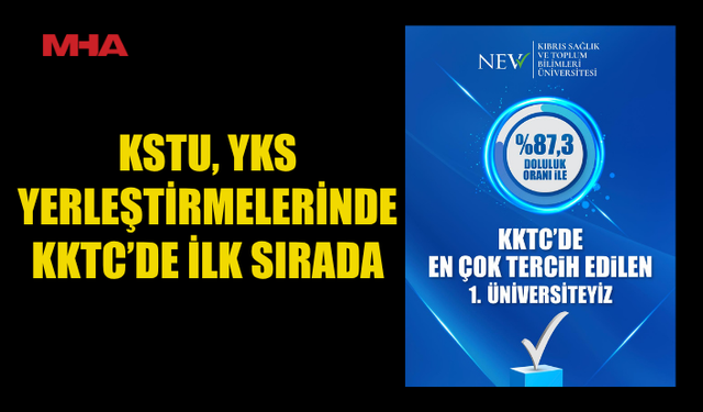 2026 YKS’DE KKTC’NİN DOLULUK LİDERİ KSTU