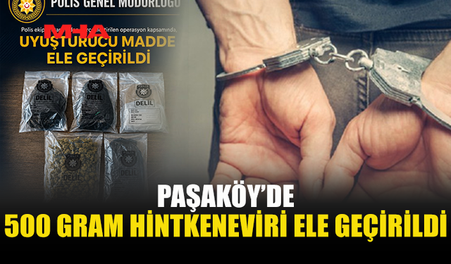500 GRAM UY*ŞTURUCUYU ALMAYA GELDİLER, POLİS BASKIN YAPTI