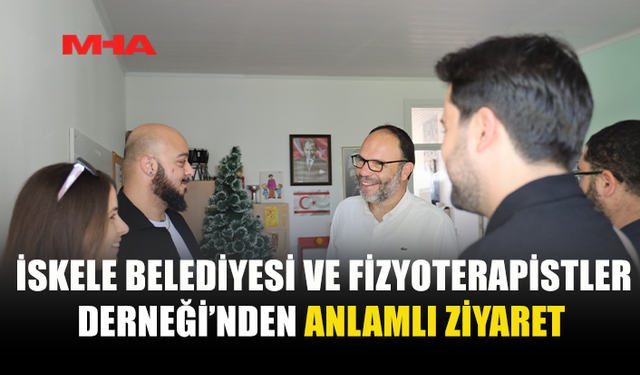İSKELE BELEDİYESİ’NDEN ÖZEL EĞİTİM OKULUNA DESTEK ZİYARETİ