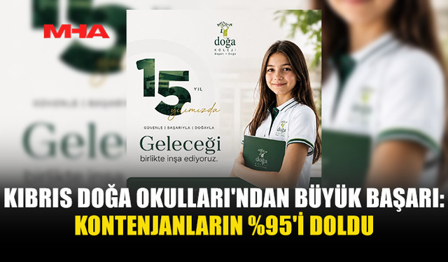 VELİLERİN TERCİHİ KIBRIS DOĞA OKULLARI OLDU