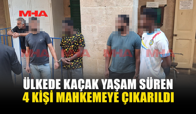 GİRNE’DE KAÇAKLARA GEÇİT YOK: 4 KİŞİ YAKALANDI