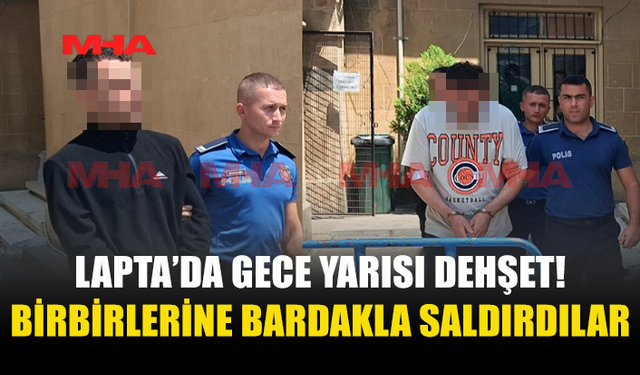 TARTIŞMA BÜYÜDÜ, BARDAKLAR HAVADA UÇUŞTU