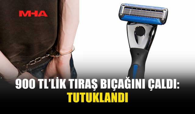 DEMİRHAN’DA MARKETE GİRDİ, TIRAŞ BIÇAKLARINI ÖDEMEDEN ÇIKTI