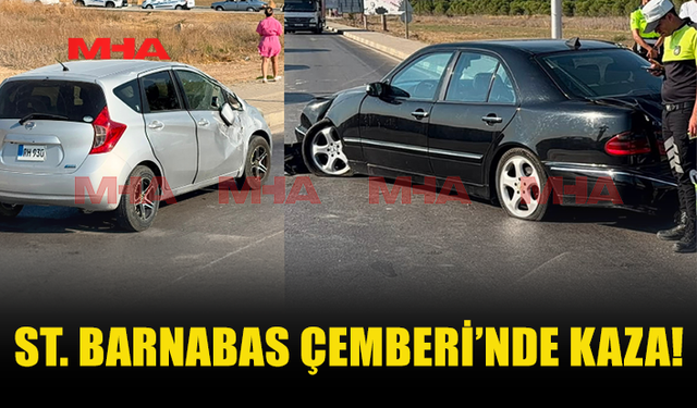 ST. BARNABAS ÇEMBERİ’NDE TRAFİK KAZASI