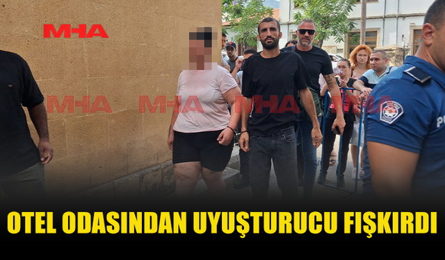 OTEL ODASI ZEHİR DEPOSUNA DÖNDÜ: HAP VE METH ELE GEÇİRİLDİ