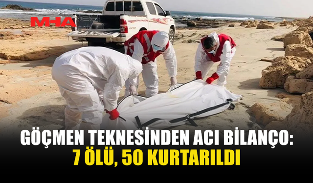 LİBYA AÇIKLARINDA 50 GÖÇMEN KURTARILDI