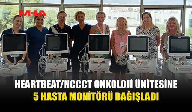 KANSER YARDIM DERNEĞİ’NDEN ONKOLOJİ ÜNİTESİ’NE 5 MOBİL MONİTÖR