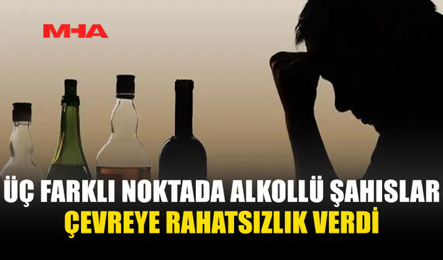 GİRNE, MAĞUSA VE BAFRA’DA SARHOŞLUK NEDENİYLE 3 TUTUKLAMA