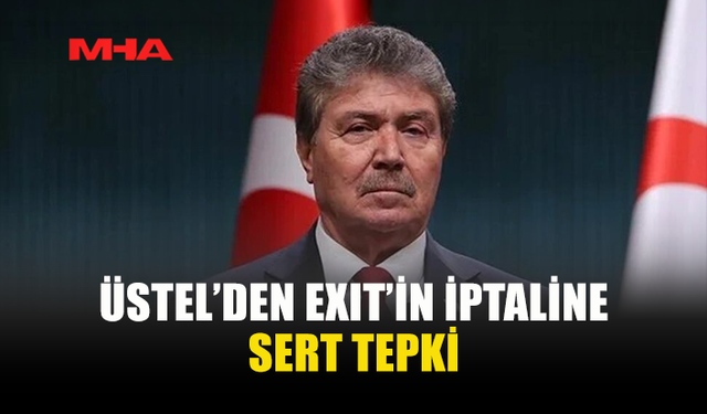 ÜSTEL: EXIT’İN İPTALİ KIBRIS TÜRK HALKINA BASKININ GÖSTERGESİ